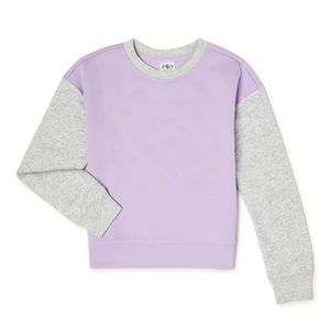 Althetic Works Girls Fleece Crewneck Sweatshirt